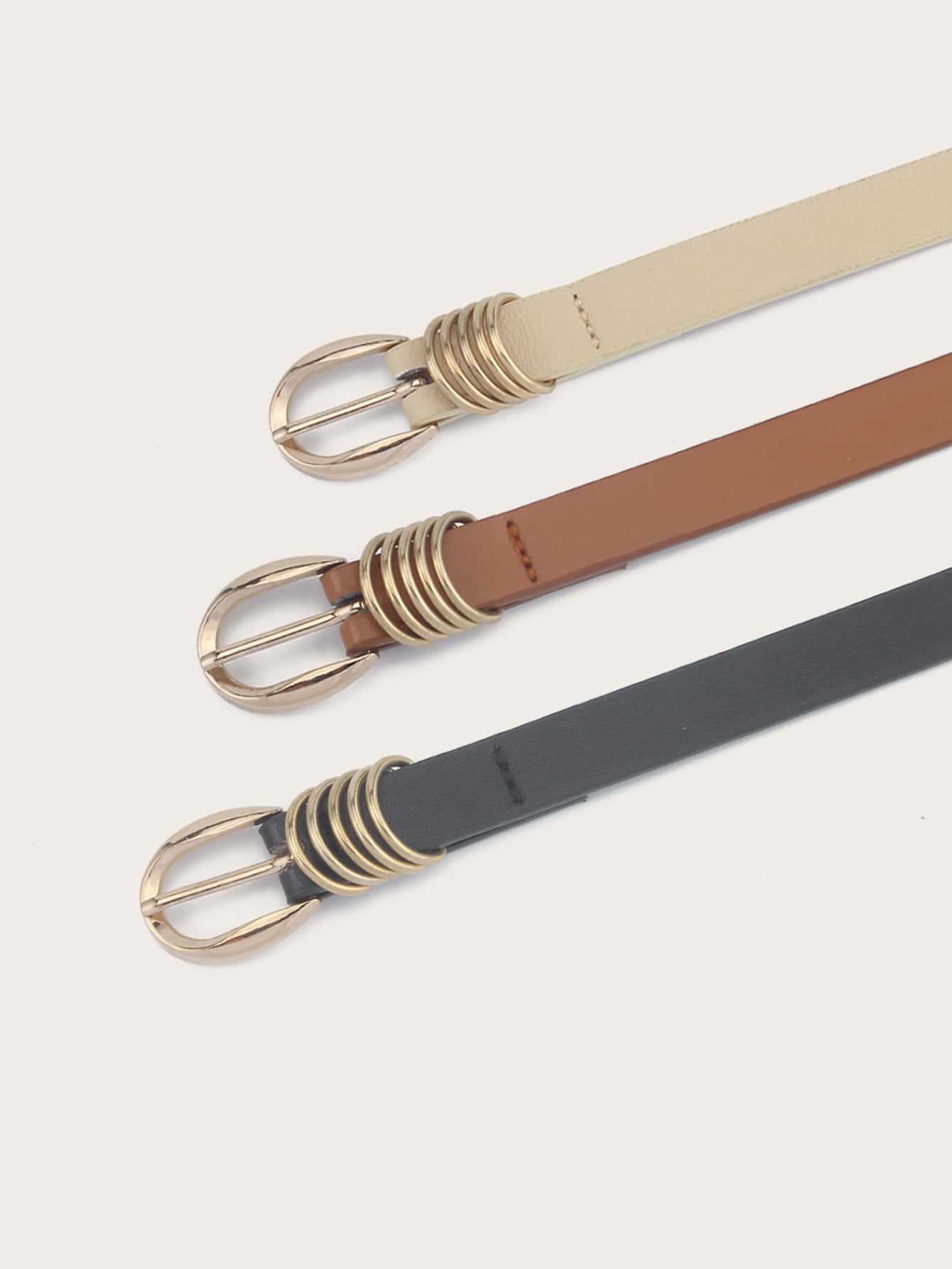 3pcs Metal Buckle Belt Shop n Save Pakistan