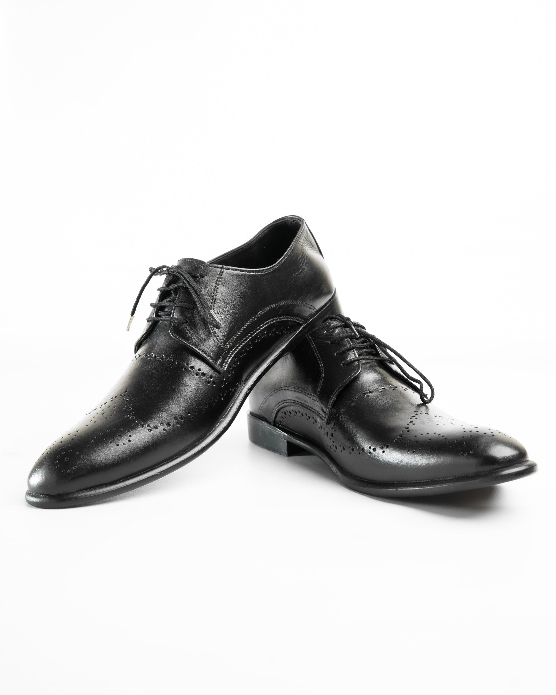 SNS11 Black formal Premium leather Shoes Shop n Save Pakistan