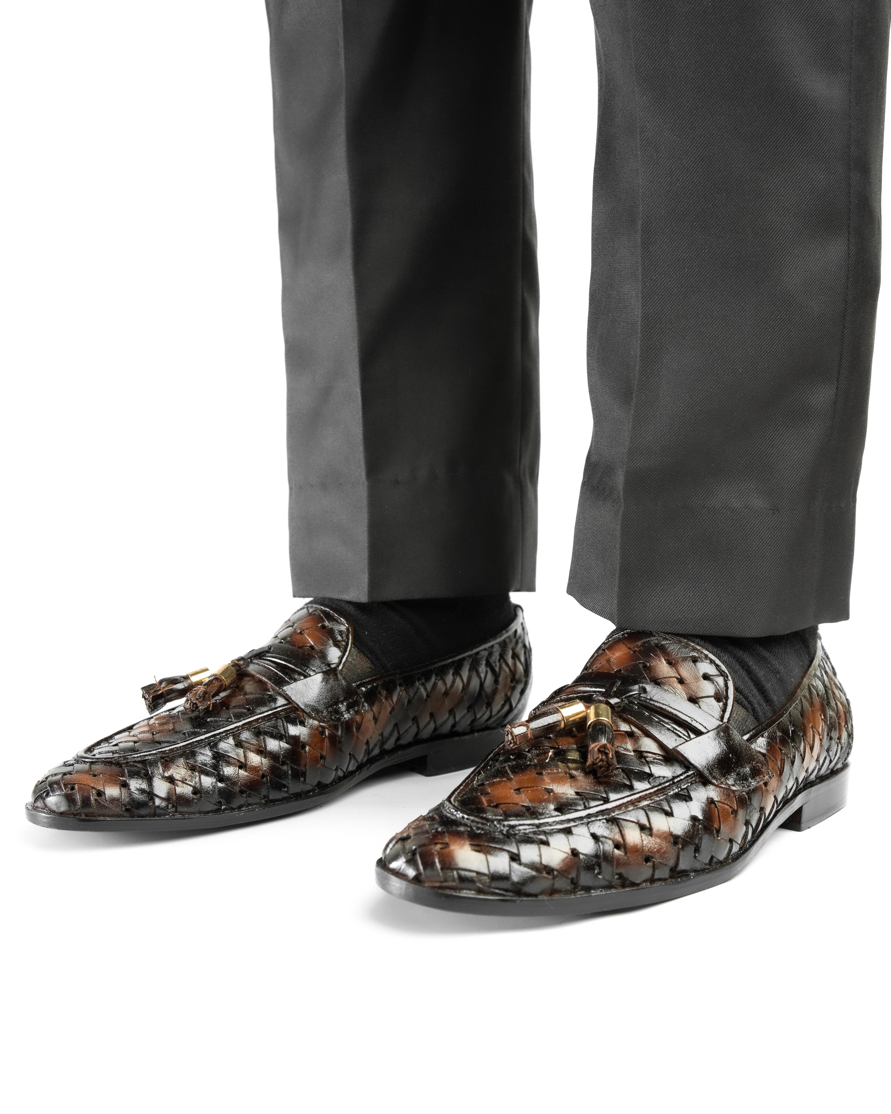 SNS12 Two Tone Nitting LOAFERS