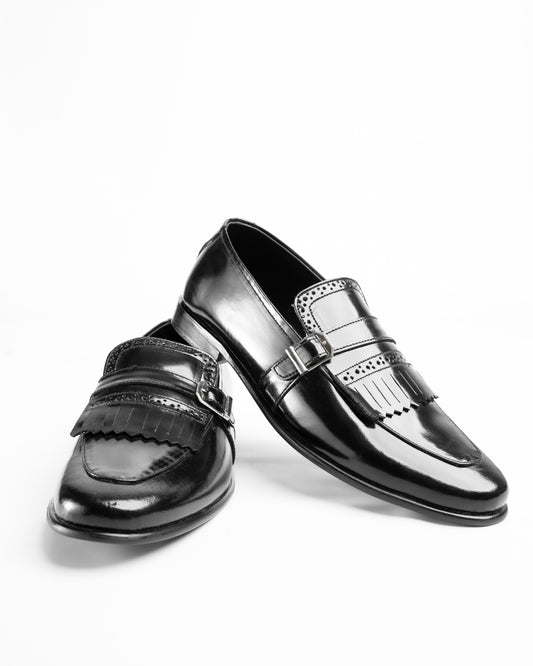 SNS13 Men Leather Formal Horsebit Loafers