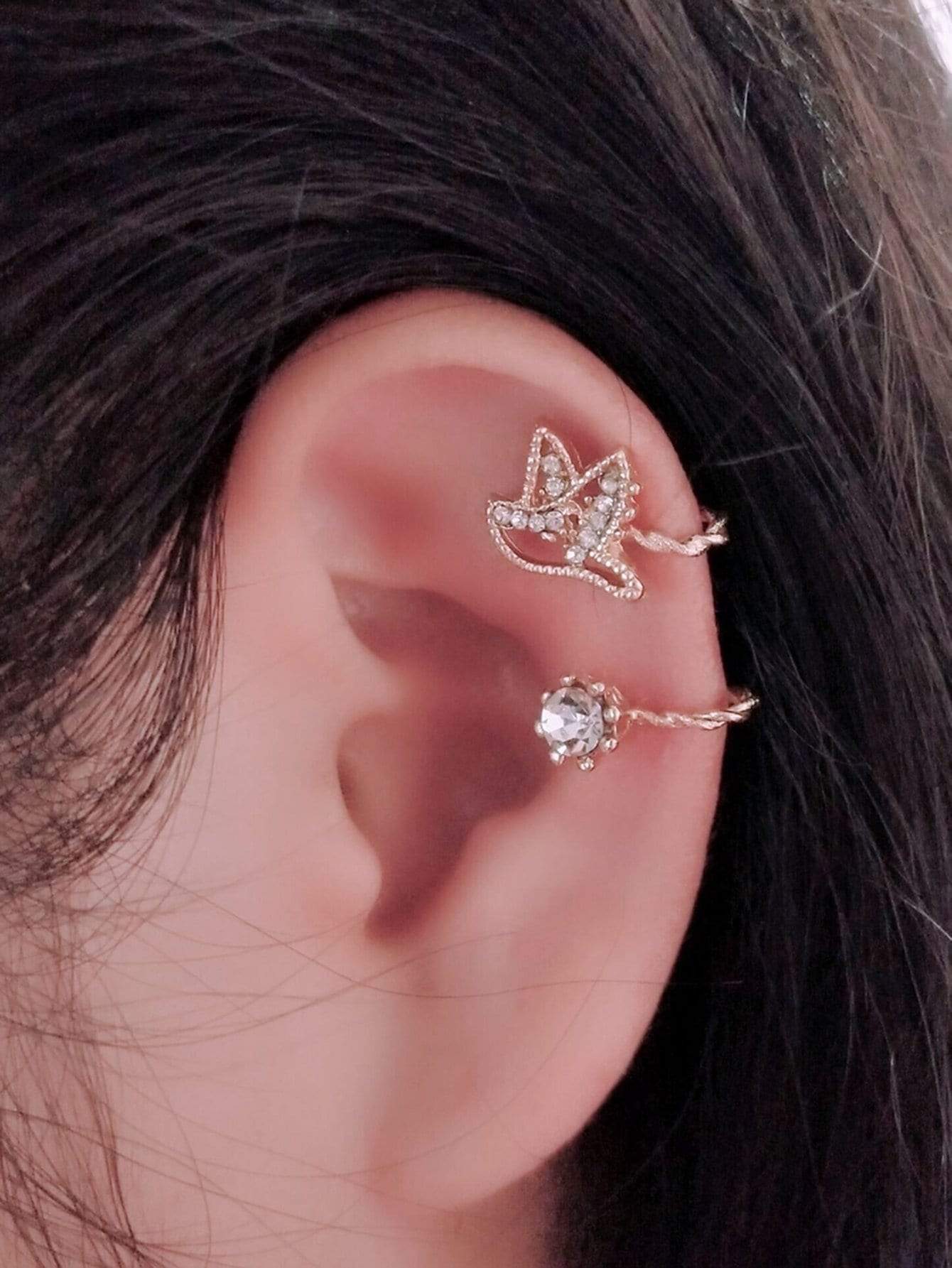 Bird & Round Design Ear Cuff 1Pc Shop n Save Pakistan