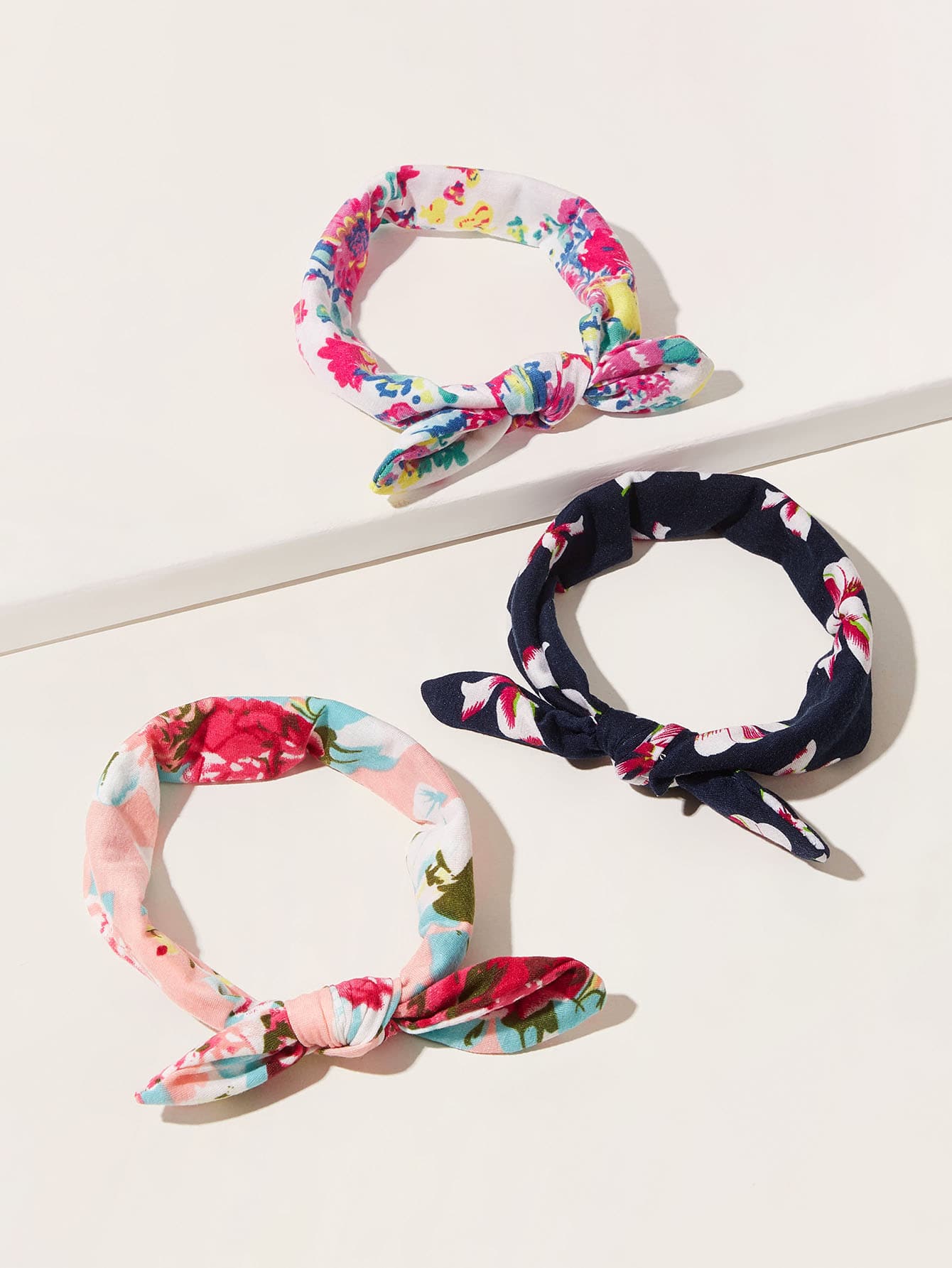 3pcs Baby Ditsy Floral Pattern Headband - shopnsave.pk