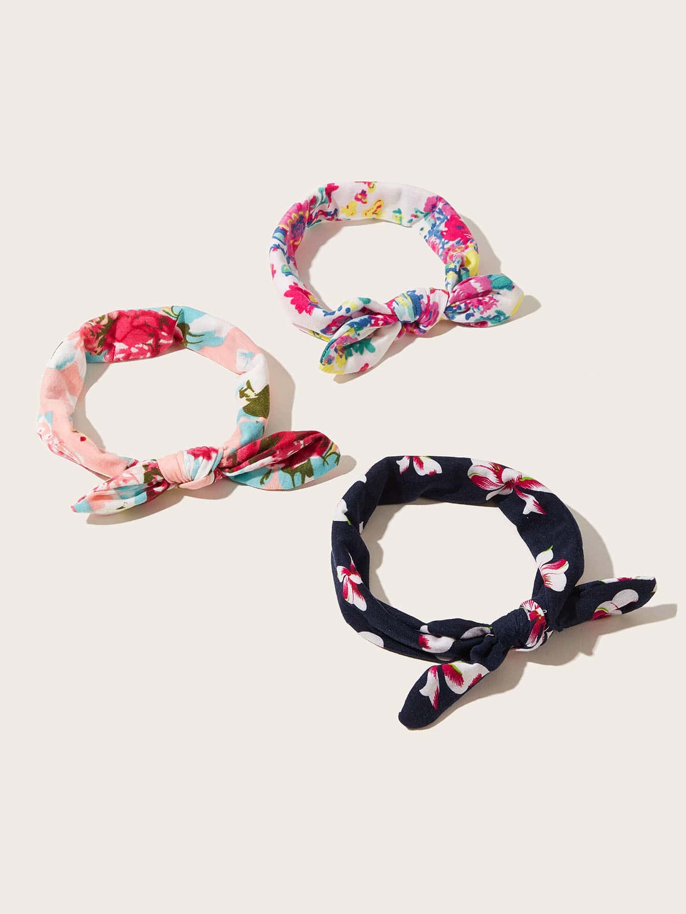 3pcs Baby Ditsy Floral Pattern Headband - shopnsave.pk