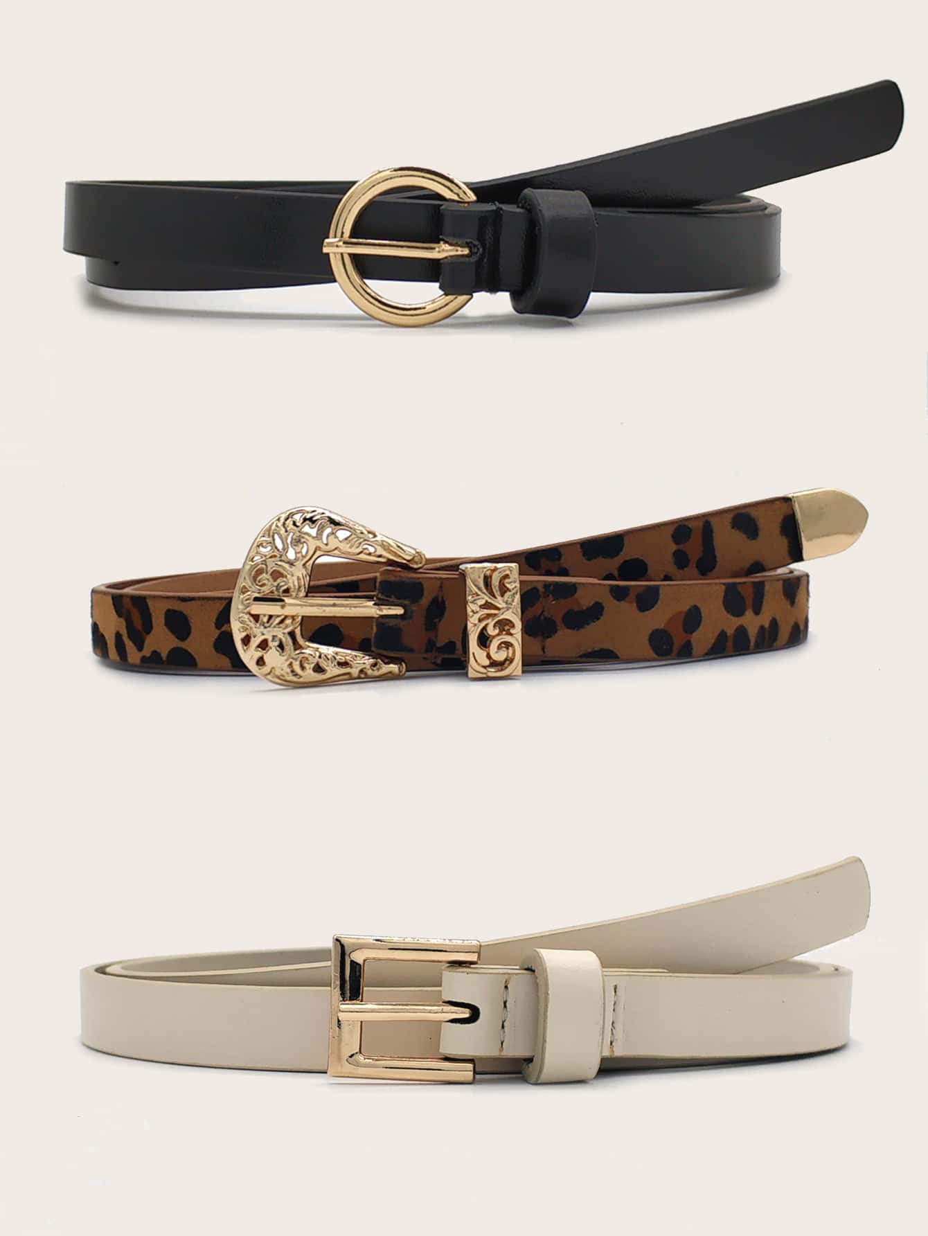Leopard Pattern Buckle Belt - shopnsave.pk