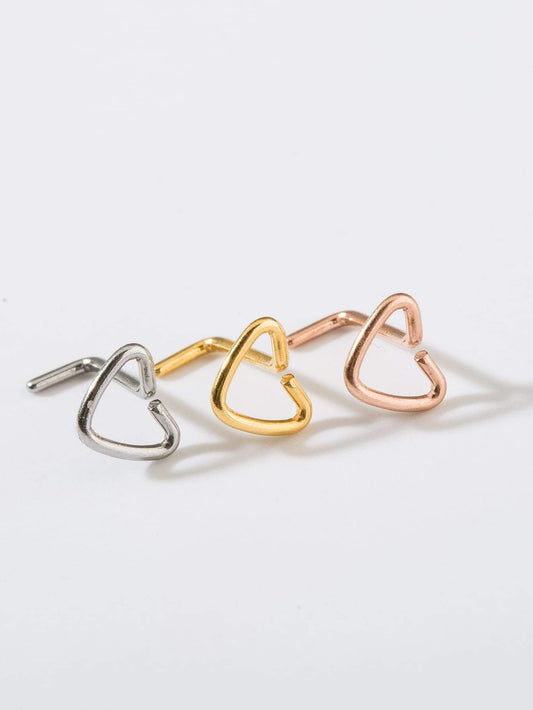 3pcs Heart Design Nose Ring - shopnsave.pk