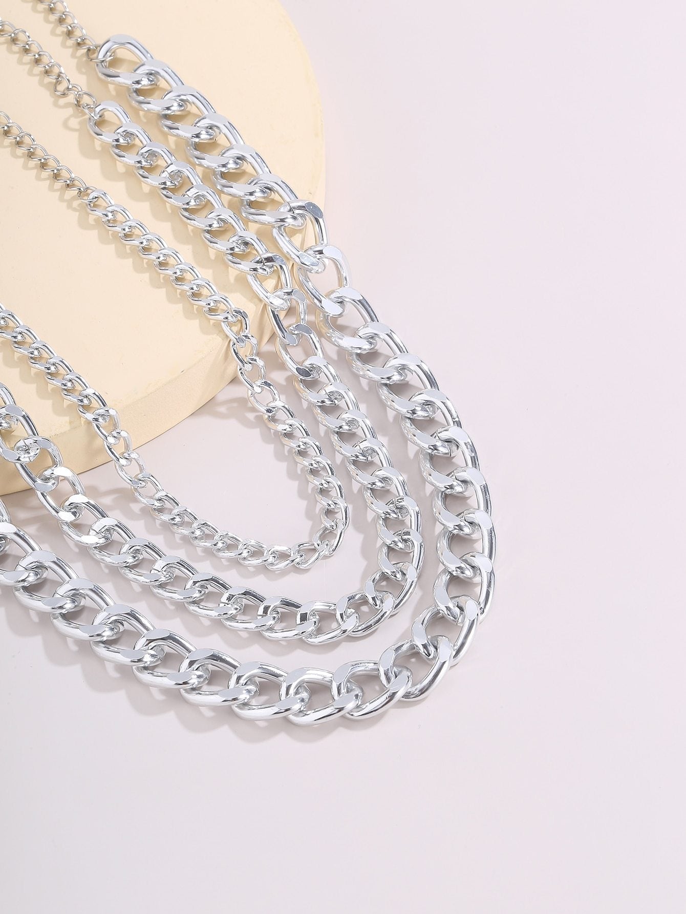 3pcs Simple Chain Necklace Shop n Save Pakistan