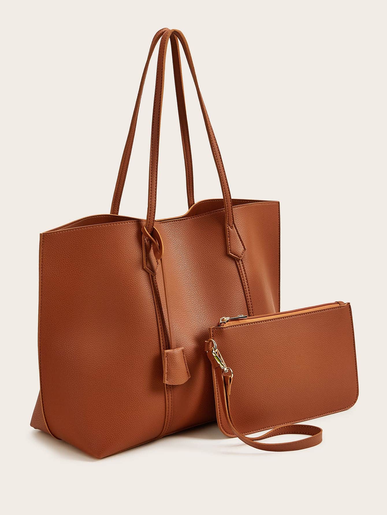 Buy Lara Women's Plain Litchi Pattern Leather Zipper Handbag Shoulder Bag -  Green 2023 Online | ZALORA Singapore